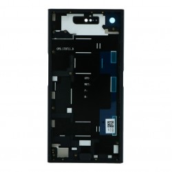 Akku Deckel mit Rahmen und Kameralinse für Sony Xperia XZ1 in schwarz