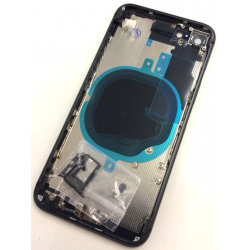 Backcover Gehäuse ohne Kleinteile für iPhone 8 in schwarz