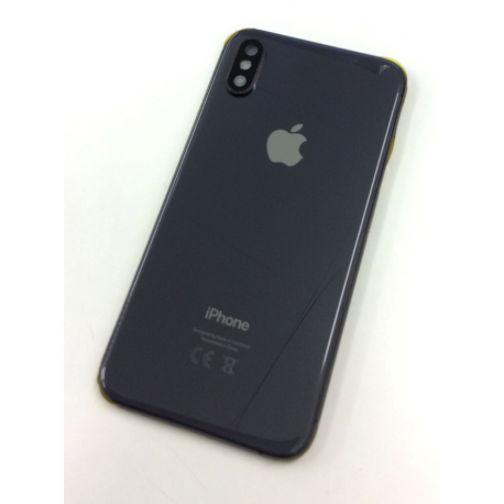 Backcover Gehäuse ohne Kleinteile für iPhone XS in schwarz