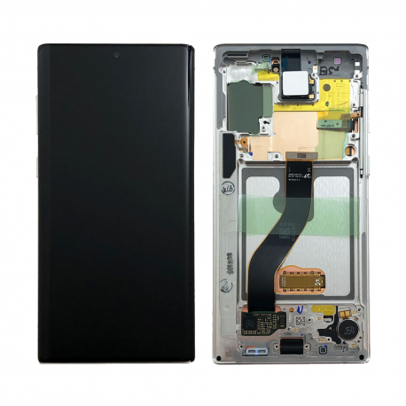 GH82-20818B LCD Display + Touchscreen + Frame für Samsung N970F Galaxy Note 10 - Aura weiss