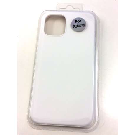 Silikonhülle / Cover für iPhone 12 / iPhone 12 Pro in Weiss