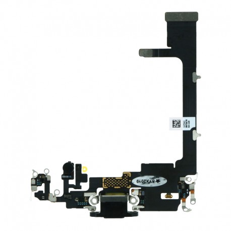 Ladebuchse mit Flex Kabel  / Charging Port Flex für iPhone 11 Pro in Schwarz