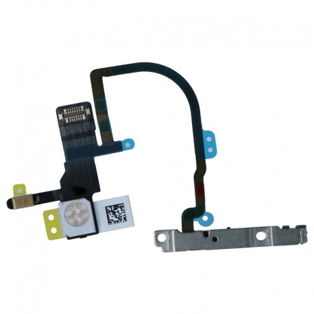 Power Taste Flex Kabel mit Metall Halterung für iPhone XS