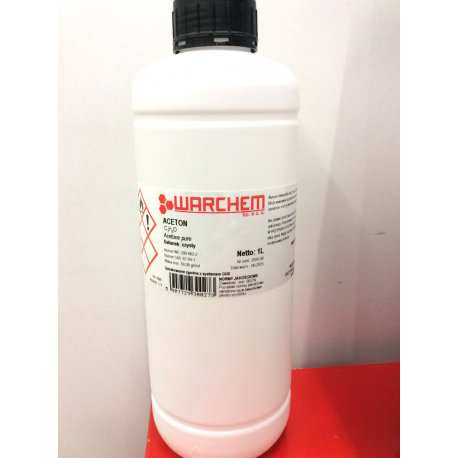 Aceton Pur C3H6O Warchem 1 Liter