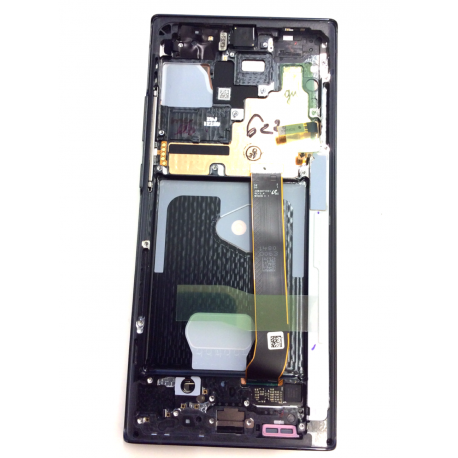 LCD + Touch + Frame für Samsung SM-N985 Galaxy Note 20 Ultra  GH82-23622A GH82-23511A in mystic black