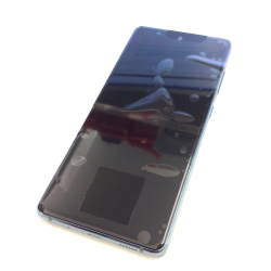 LCD Display mit Touch und Rahmen für G780F, G781B Samsung Galaxy S20 FE - cloud mint GH82-24220D GH82-24219D