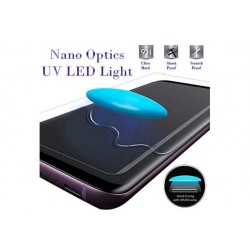 Panzerglas mit abgerundete Kanten inkl. UV Flüssigkeit und UV Lampe für Samsung Galaxy S20