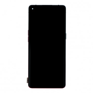LCD Display + Touch und Rahmen für OnePlus 8 Pro in Blau