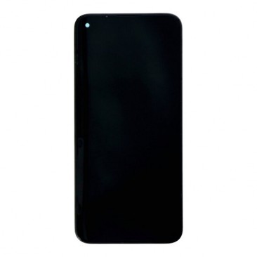OEM Display LCD mit Rahmen für Nokia 3.4 in Schwarz