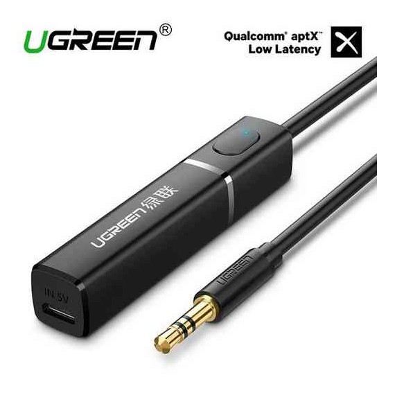Ugreen Bluetooth Transmitter 4.2 für TVKopfhörer PC APTX 3.5mm Aux