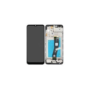 GH81-20181A Display Lcd mit Rahmen für Samsung Galaxy A02s A025F in Schwarz