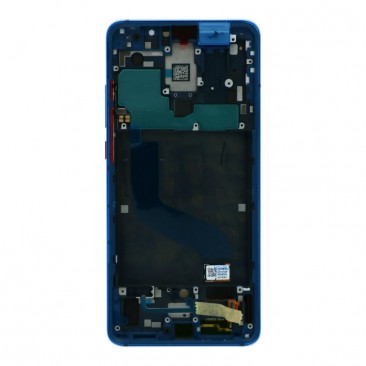 Display LCD mit Rahmen für Xiaomi MI 9T/ MI 9T Pro in Blau