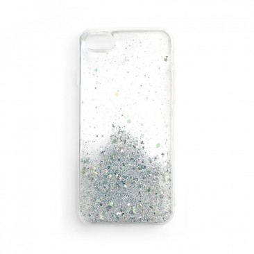 Etui Wozinsky Star Glitter Glitzer Hülle für Samsung Galaxy S21 5G transparent