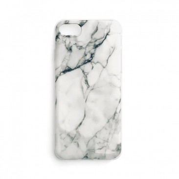 Etui Wozinsky Marble TPU Cover Gel weiß Marmor für Samsung Galaxy S21 5G