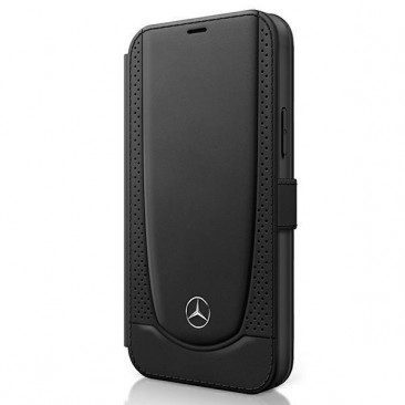 Etui Mercedes MEFLBKP12LARMBK iPhone 12 Pro Max 6.7 " schwarzes Buch Urban Line