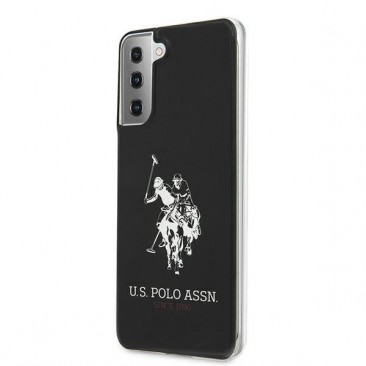 Etui US Polo USHCS21MTPUHRBK Samsung S21+ schwarz Shiny Big Logo
