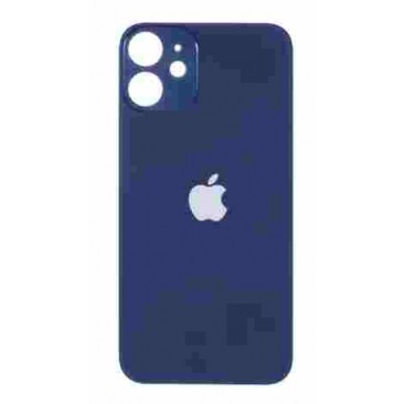 Backglas mit Grosse Loch für iPhone 12 Mini in Blau