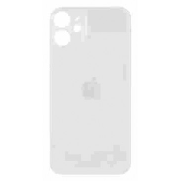 Backglas mit Grosse Loch für iPhone 12 Mini in Weiss