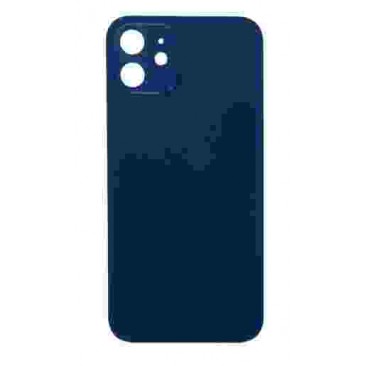 Backglas mit Grosse Loch für iPhone 12 in Blau