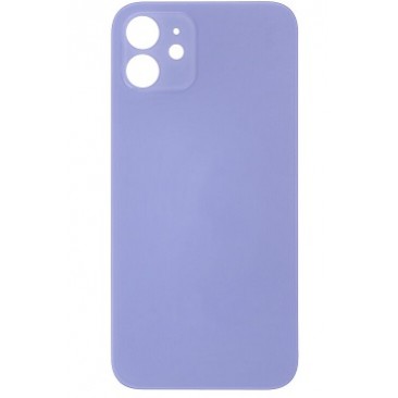 Backglas mit Grossen Loch für iPhone 12 in Violet