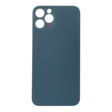 Backglas mit Grossen Loch für iPhone 12 Pro in Blau