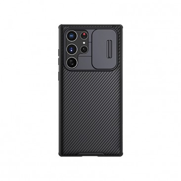 Etui Nillkin CamShield Pro Case Panzer Handyhülle mit Kameraschutzhülle für Samsung Galaxy S22 Ultra 5G (S22 Ultra  5G) schwarz