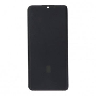 Display LCD mit Rahmen für Xiaomi Note 10 / Note 10 Pro in Schwarz