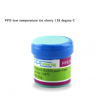 PPD Optimaler Schmelzpunkt 138℃ Bleifreie Niedrigtemperatur-Lötpaste für A8 A9 A10