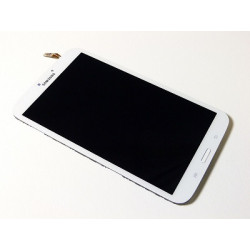 Glas / Touch Panel mit LCD Display + Rahmen für Samsung Galaxy Tab 3 8.0 SM-T310 Weiss