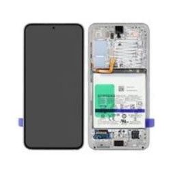 GH82-30482F LCD + Touch + Frame + Battery für S911B Samsung Galaxy S23 - lime