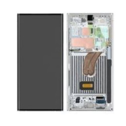 GH82-30466G LCD + Touch + Frame für S918B Samsung Galaxy S23 Ultra - sky blue, lime