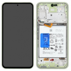 GH82-31233C LCD + Touch + Frame + Battery für A546B Samsung Galaxy A54 5G - light green