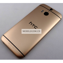 Rahmen / Hintere Abdeckung in Gold für HTC One M8