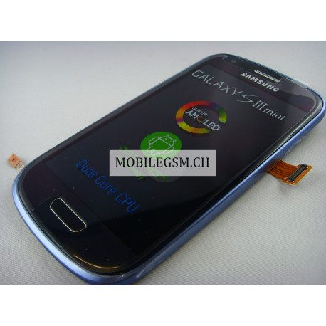Original LCD Display Samsung Galaxy S3 Mini I8190 Blau
