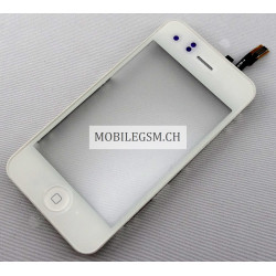 Touch Panel mit Home Button und Rahmen in Weiss für iPhone 3GS