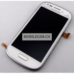 GH97-14457A Original LCD Display in Weiss - La Fleur für Samsung Galaxy S3 mini GT-I8190