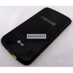 Rear Cover / Rückschale in Schwarz für LG Nexus 4 E960