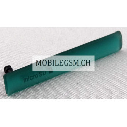 1284-3483 Original microSD Abdeckung in Grün für Sony Xperia Z3 Compact