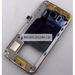 GH96-08376A Original Rahmen in Schwarz für Samsung Galaxy S6 Edge SM-G925F