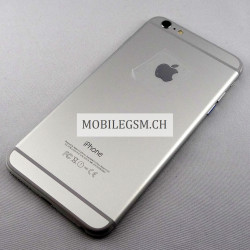 iPhone 6 Plus Gehäuse in Weiss / Silber mit Elektronik