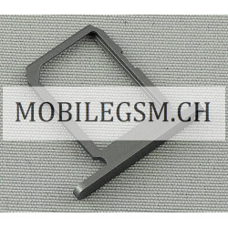 SIM Schublade in Schwarz / Grau für Samsung Galaxy S6 SM-G920F