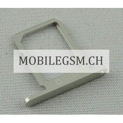 SIM Schublade in Silber für Samsung Galaxy S6 SM-G920F