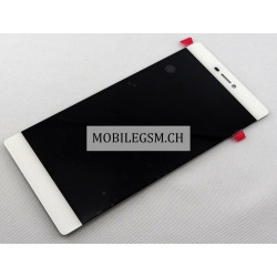 LCD Display in Weiss für Huawei P8