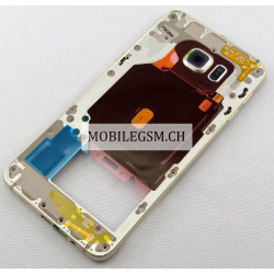 GH96-09079A Original Mittel Rahmen in Gold für Samsung Galaxy S6 Edge+ SM-G928F