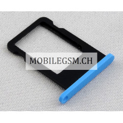 SIM Schublade in Blau für iPhone 5C