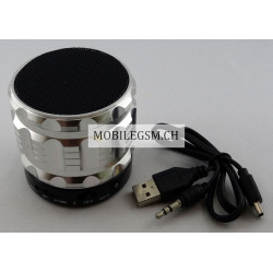 Mini Bluetooth Lautsprecher in Silber