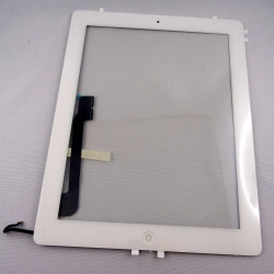 Apple iPad 4 - Touchscreen-Displayglas WEISS