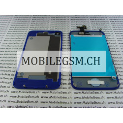 Lcd Display iPhone 4 Full Set mit Backcover  blau 