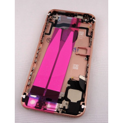 Backcover Gehäuse in Roségold mit Elektronik für iPhone 6S Pink