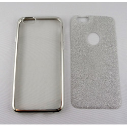 2-in-1 Silikonhülle in Silber für iPhone 6/6S
